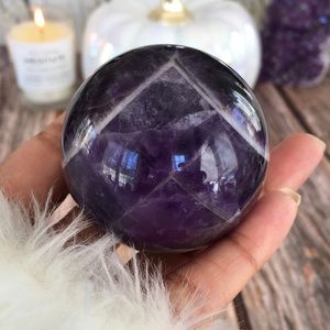 🕉Sold On Etsy!🕉Chevron Amethyst sphere- 54mm